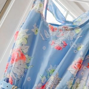 Floral High Low Dress